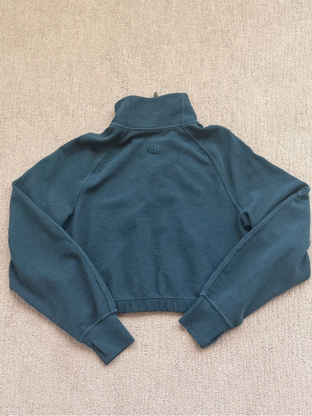 Women’s Lululemon Scuba Cropped Half-Zip Waffle - Picture 5 of 5